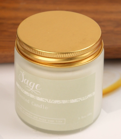 Metal lid wax cup