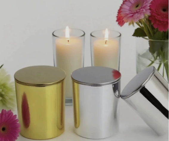 Metal lid wax cup