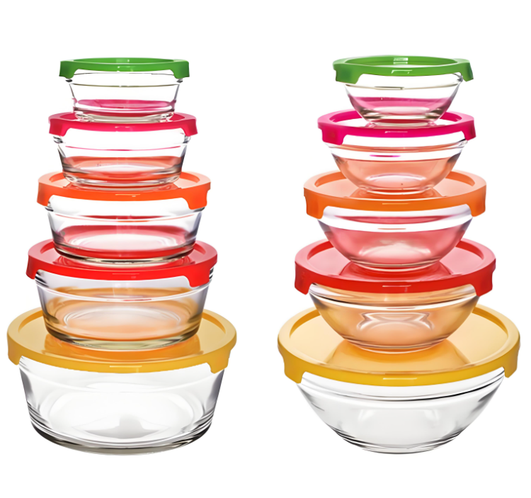 Round food storage box