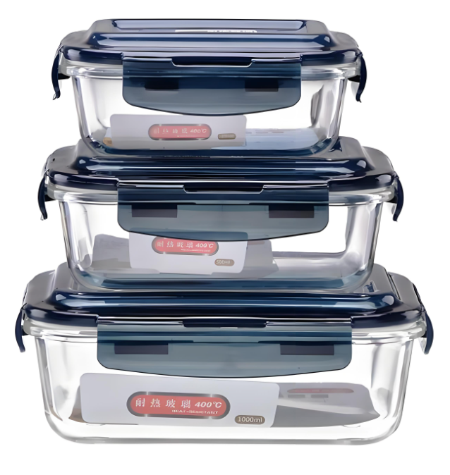 Square food storage box
